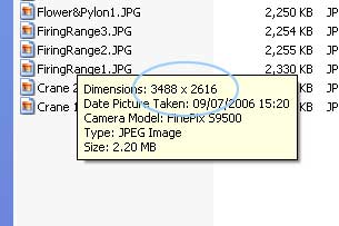 windows photo file pixel dimensions